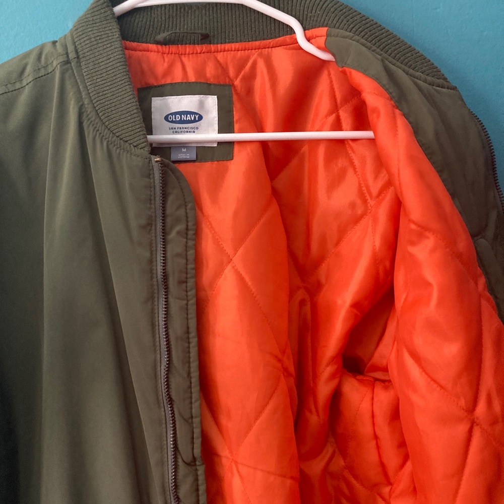 Old Navy Bomber Jacket Quilted Size M